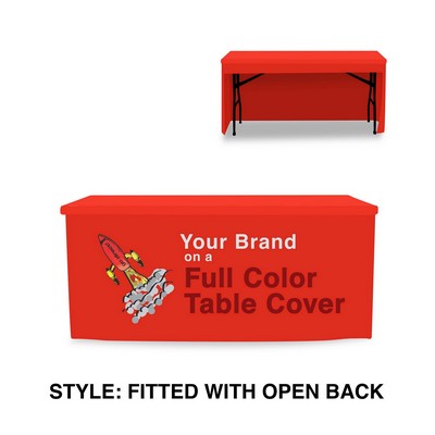 Fitted 3-sided 8' Fitted Table Throw