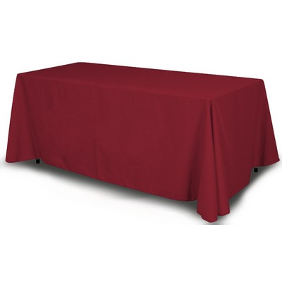 6' Red Table Cover - Four Sided